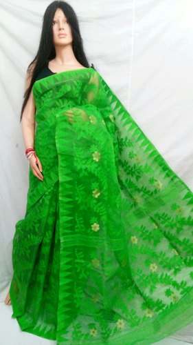 Festive Wear Pure Jamdani Saree by Sanghamitra by Sanghamitra Sarees