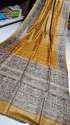 Traditional Pure Tussar Silk Madhubani Saree thumb 1