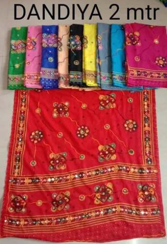 Mirror Work Fancy Dupatta  by Pragati Fabrics Pvt Ltd