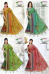 Multi Color Printed Saree