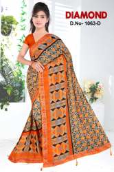 Printed Cotton Silk Sares