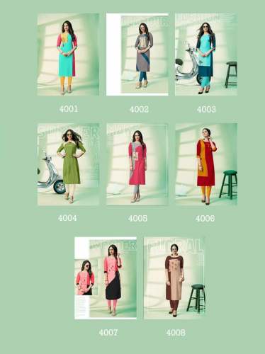 Vaahari Plain Rayon Kurti