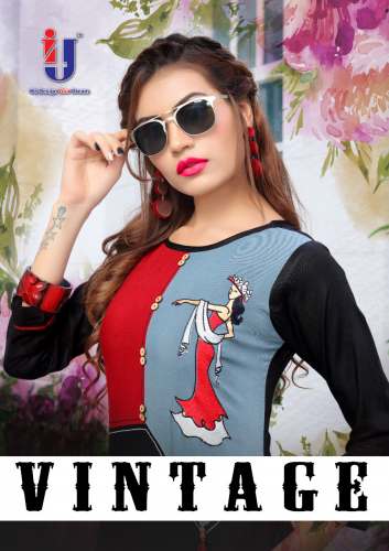 Vintage Rayon Kurti