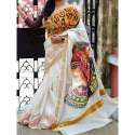 Cotton Hand painted sarees thumb 1