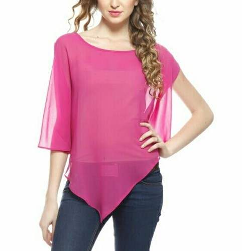 Georgette Ladies Top by Blooming Treez