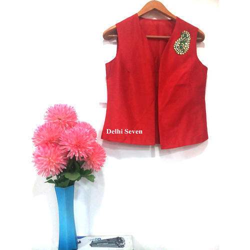 Ladies Red Jacket by Blooming Treez