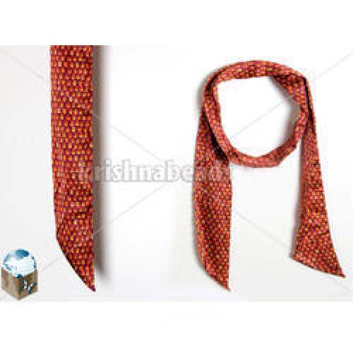 dot print girl tie