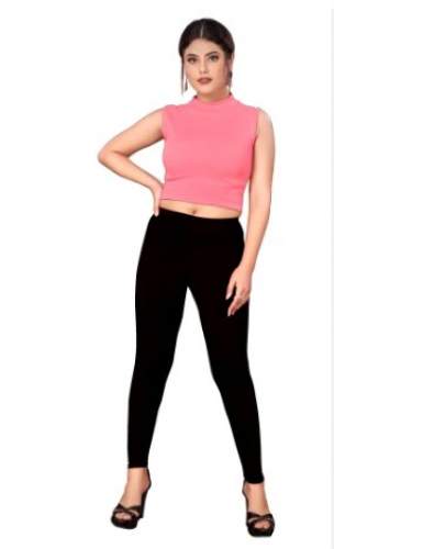 Ankel Length 4-Way Stretchable Legging by Gunatit Leggings