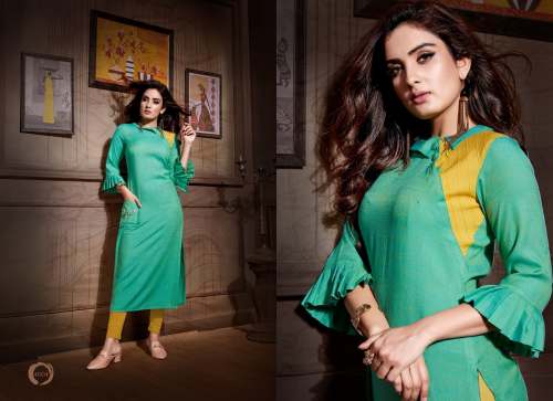 best design fancy kurtis at Rs.699 Piece in surat offer by Nice Creation
