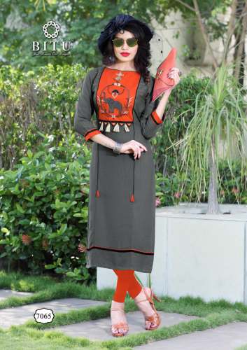 Daily wear Straight Kurti