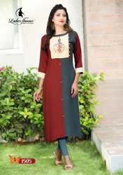 New Catalog Style Rayon kurti
