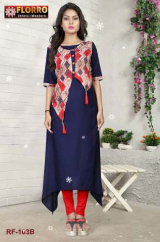 Geometric design kurti 