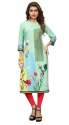 green floral kurti