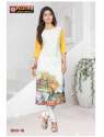 Natural scene print kurti