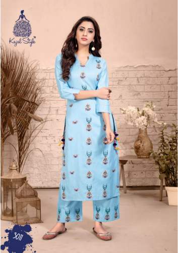 Label Vol 3 Kurti With Plazzo-Pant-Skirt