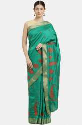 fancy chanderi silk saree