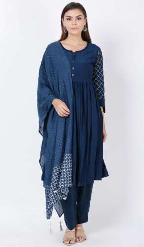 neavy blue kurti