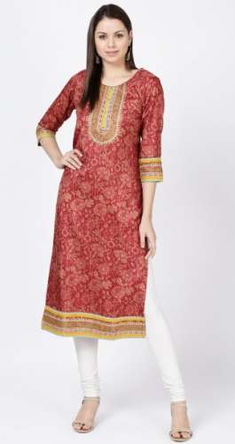 straight ethnic kurti