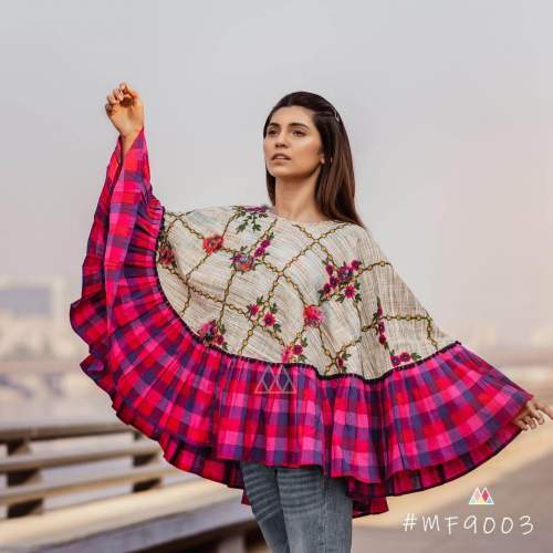 Embroidered Poncho