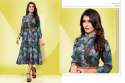 fashionvalley reyon printed kurti with belt thumb 1