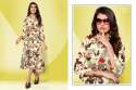 fashionvalley reyon printed kurti with belt thumb 2