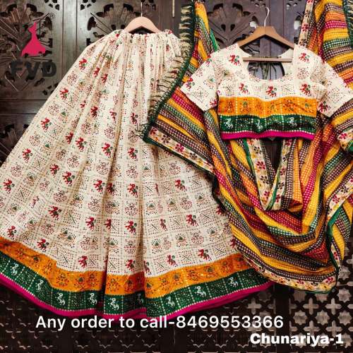 fvd lonching chunariya printed chaniyacholy by Fashion Valley Dresses