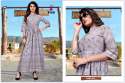 FVD RANG VOL-3 RAYON FOIL PRINT LONG KURTI thumb 4