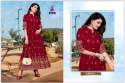 FVD RANG VOL-3 RAYON FOIL PRINT LONG KURTI thumb 7
