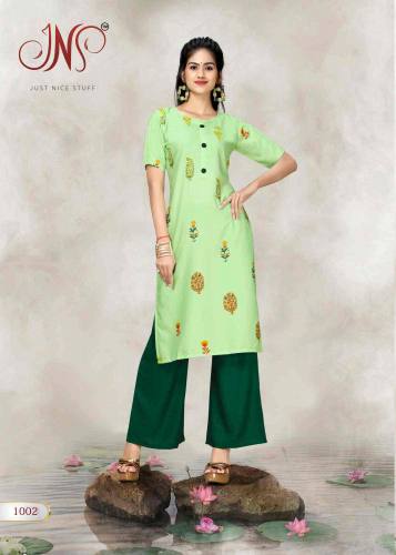 Formal wear Kurti Palazo Set At Wholesale Rate by Jns Fashion