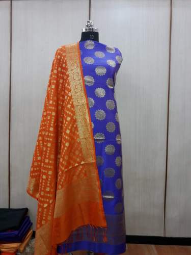 Latest Banarsi Silk Dress Material
