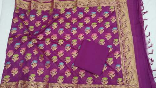 Rose Fabrics Banarasi alfi silk lorex suit