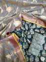 Banarasi alfi silk suit  thumb 4