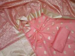 Banarasi chanderi lorex suit