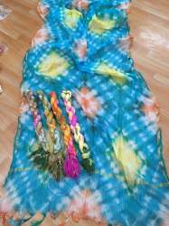 Banarasi cotton silk bandhej Dupatta