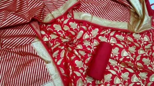 Banarasi masriced chanderi 70 gram dress by Rose Fabrics