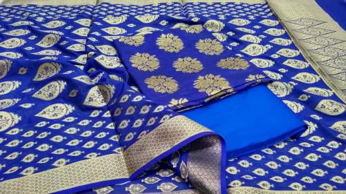 Rose Fabrics Banarasi pauri silk suit