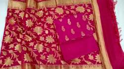 Banarasi pure masriced chanderi Dress