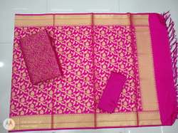 Banarasi silk brocade suit