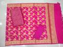Banarasi silk brocade suit thumb 4