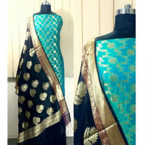Designer banarasi silk Dress Material
