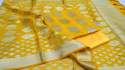 Designer Banarasi Silk unstitched Suit thumb 4