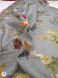 Digital printed silk dupatta  by Rose Fabrics