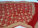 Pure banarasi khaddi chiffon Dupatta 