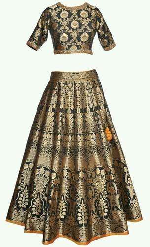 Rose Fabrics Pure banarasi lehenga set 