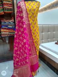 Silk Suit with Banarasi Dupatta