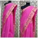 Women Chanderi Cotton Sarees thumb 3