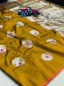 Banarasi soft silk saree  thumb 8