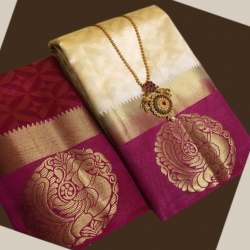  kanjivaram Silk saree with Chith Pallu