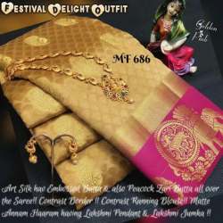 kanjivaram tussar silk saree