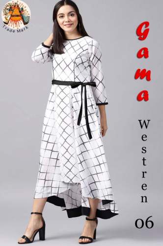 fancy long frock kurti by Aryaa Dress Maker